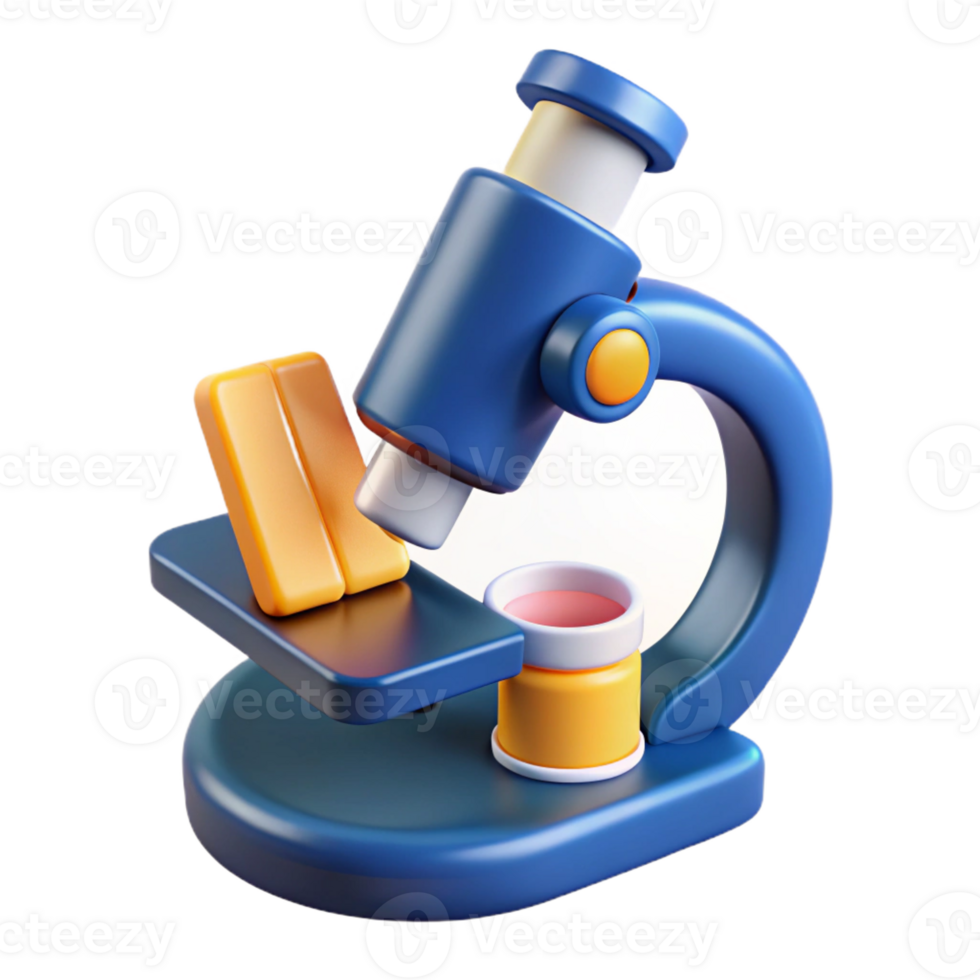 serene rustic Microscope with slide genuine png