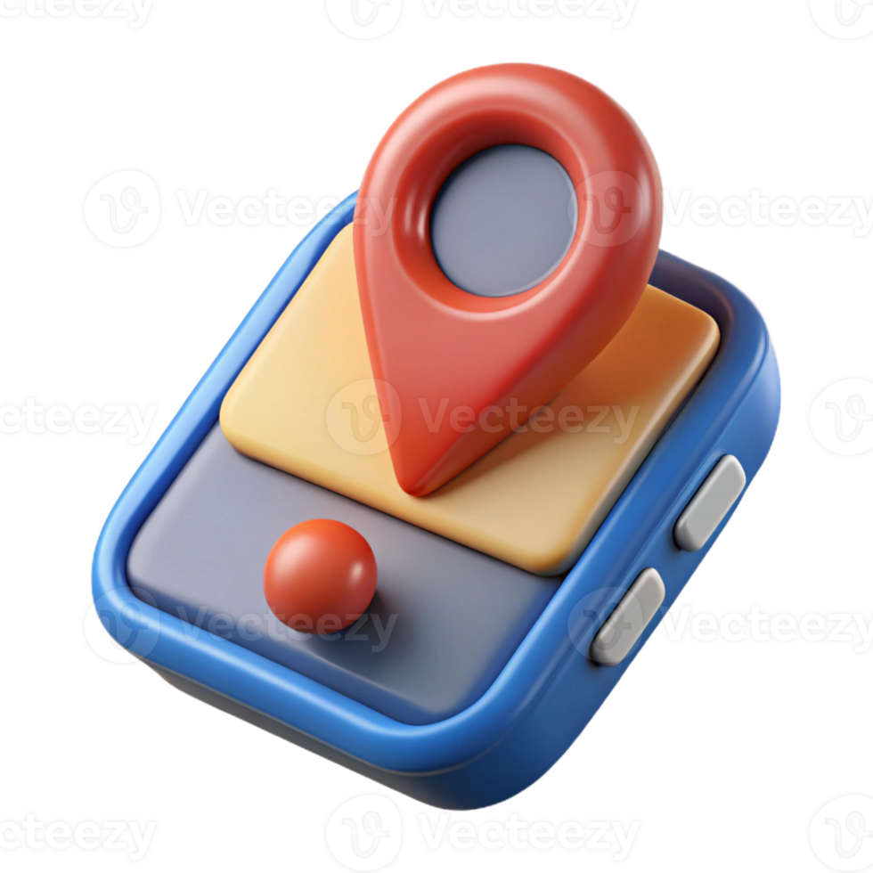 beautiful creative GPS navigation device high quality png