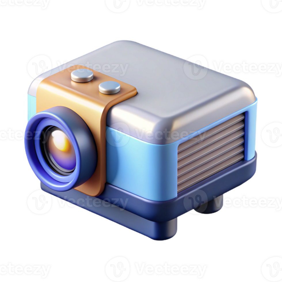 extraordinary rustic Projector projecting an image genuine png