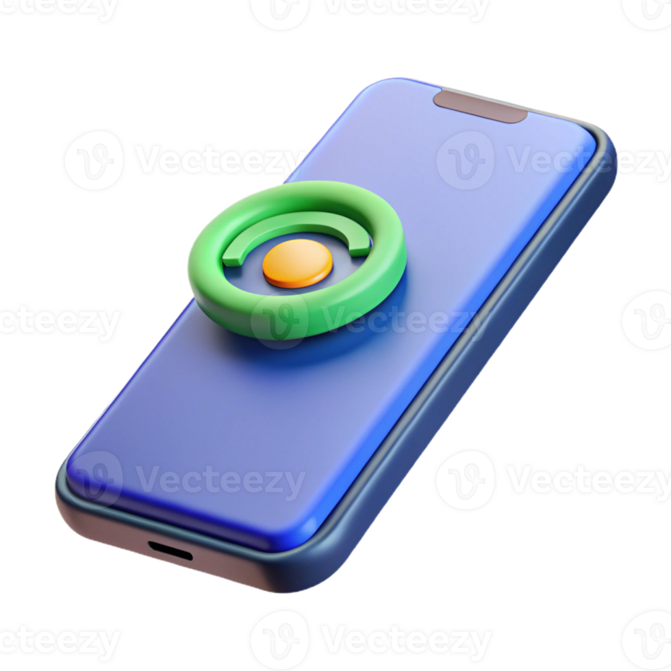 impressive creative Smartphone with wireless charging high resolution png