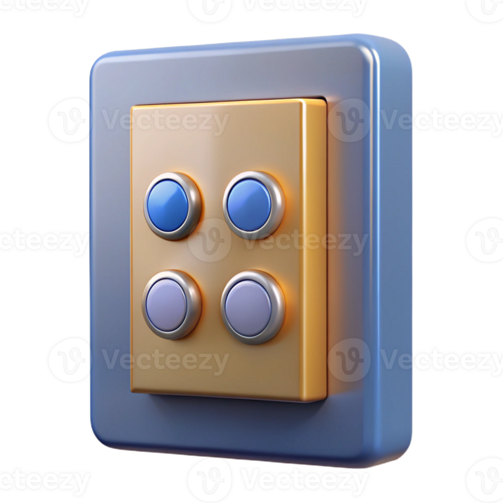extraordinary rustic Elevator button panel, high quality png