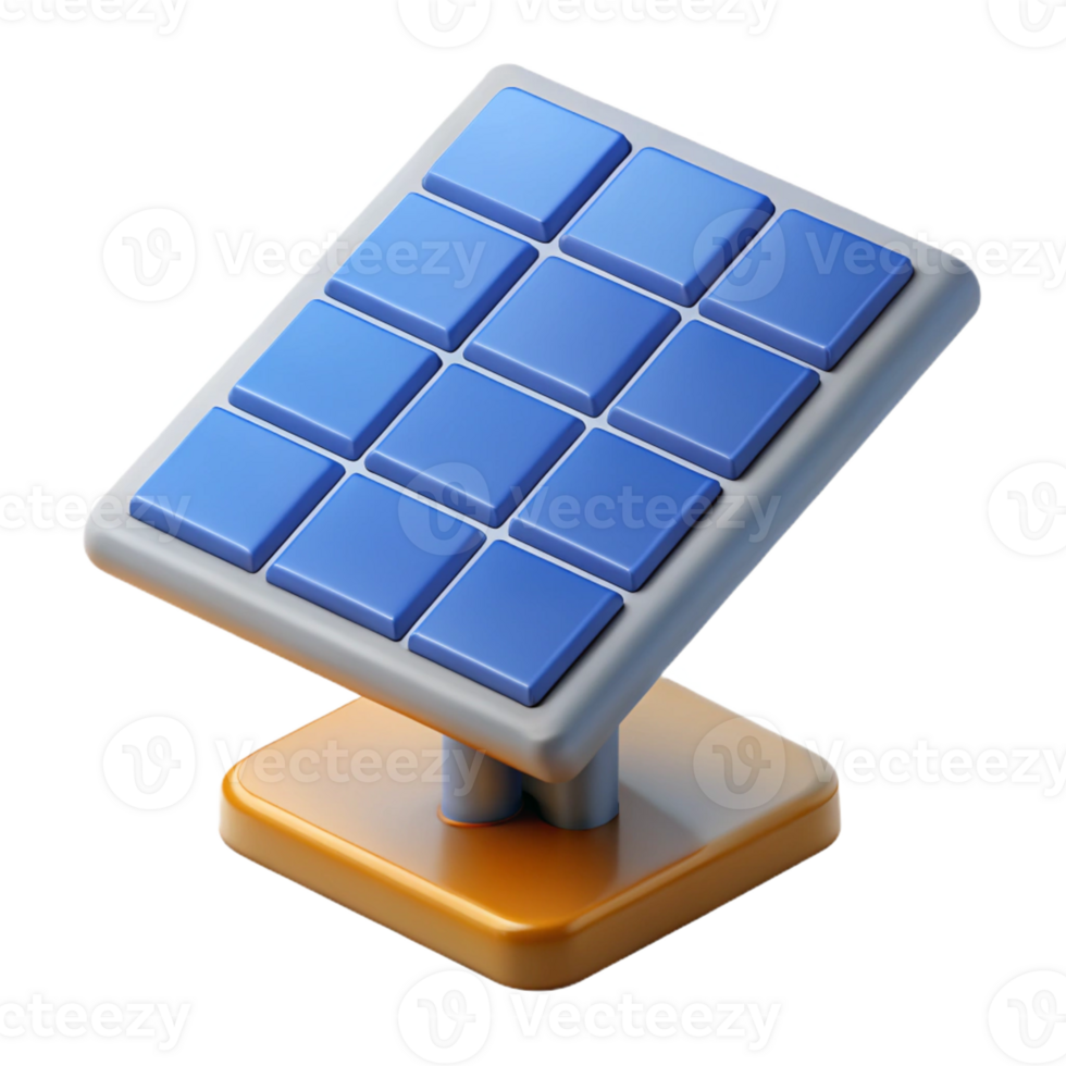 impressive rustic Solar panel array section, premium png