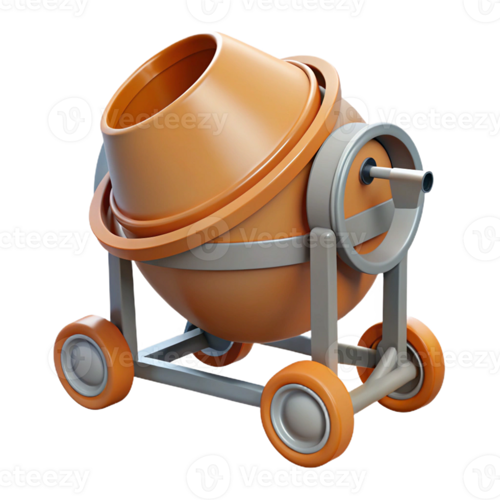 wonderful contemporary Concrete mixer drum, genuine png