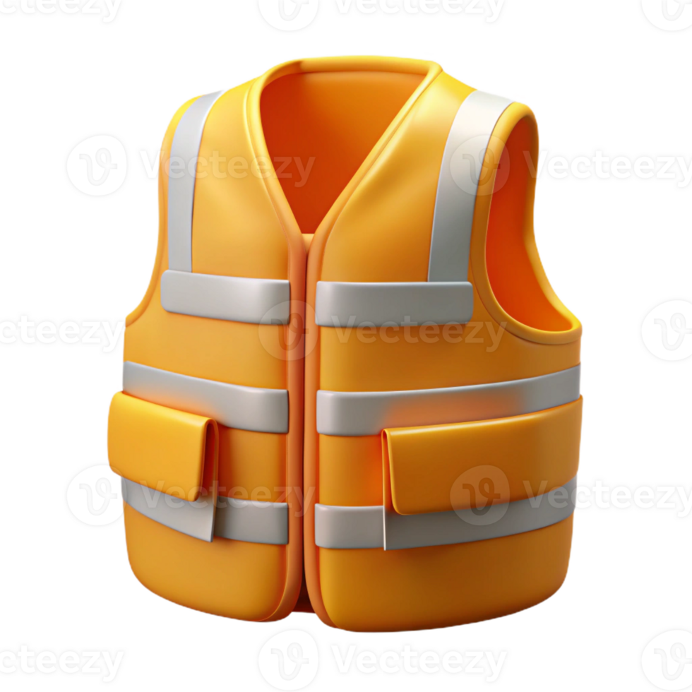 serene classic Safety vest, high quality png