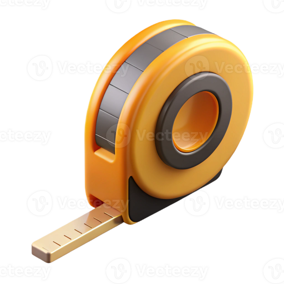 vibrant traditional Tape measure, authentic png