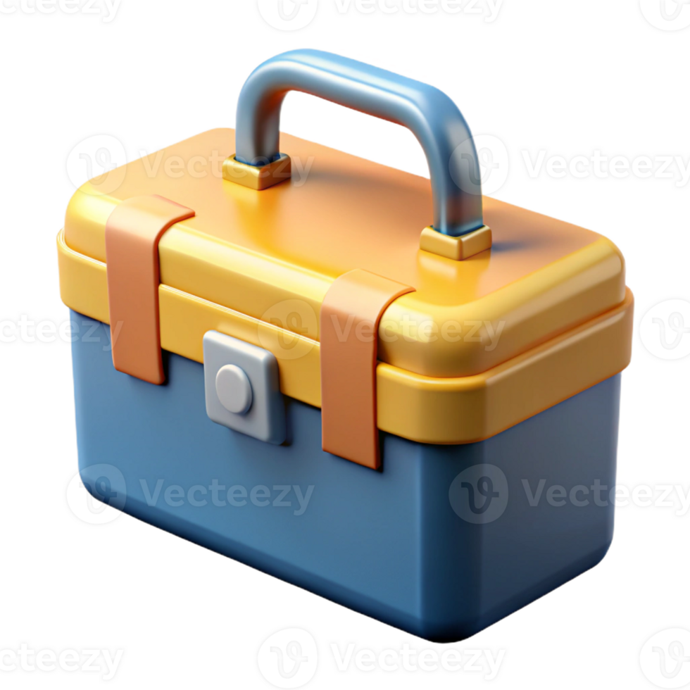 elegant rustic Toolbox, high resolution png