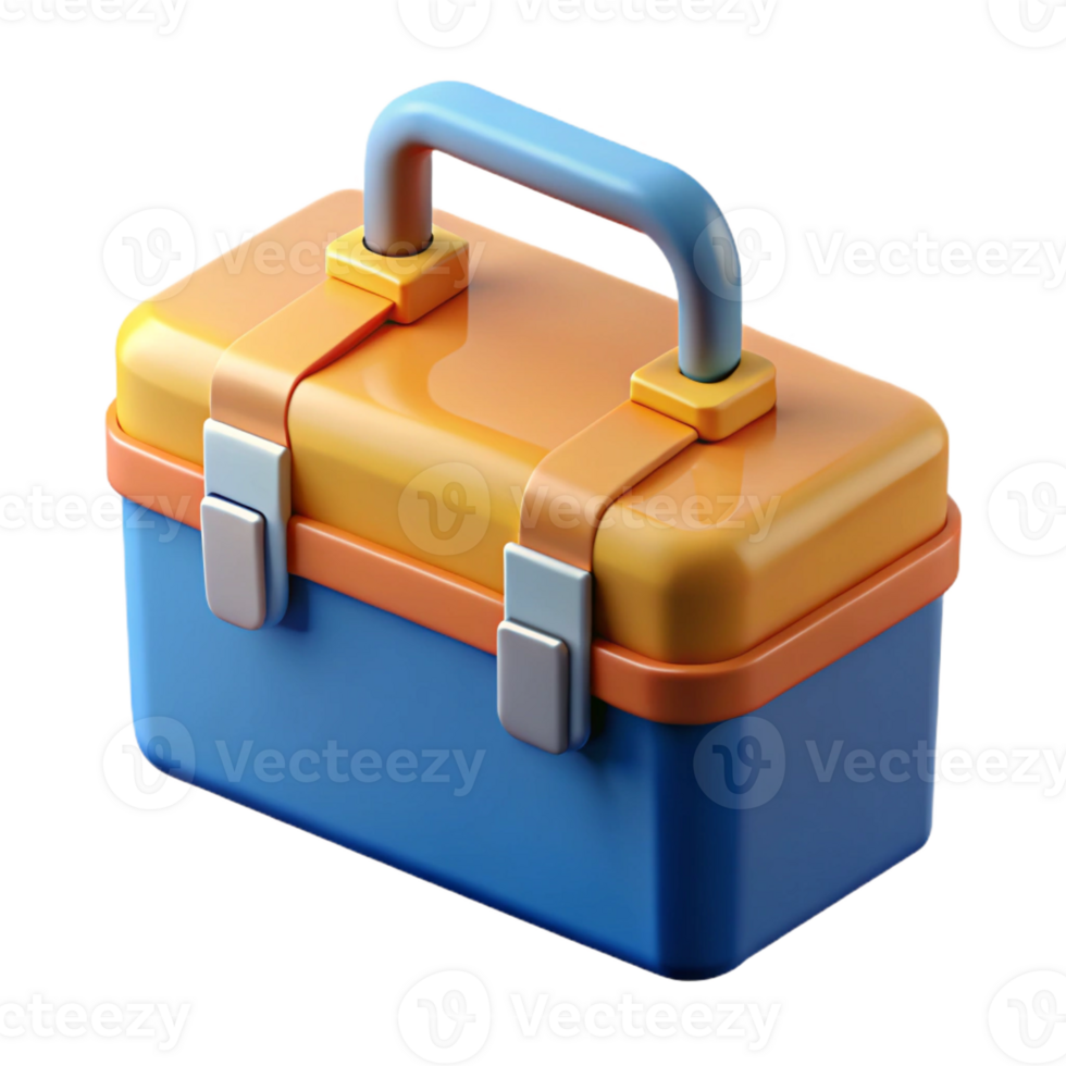 elegant minimalist Toolbox, high resolution png