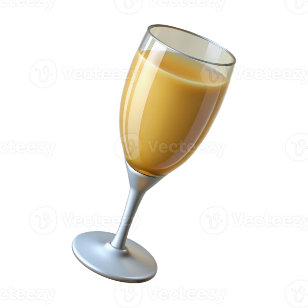 dramatic minimalist A glass of overflowing champagne, high quality png