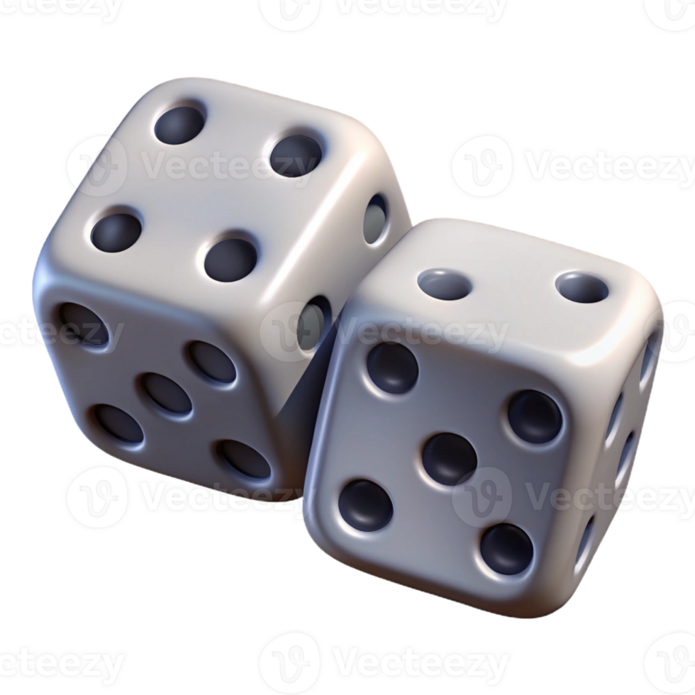 stunning vintage A pair of dice showing snake eyes, professional png