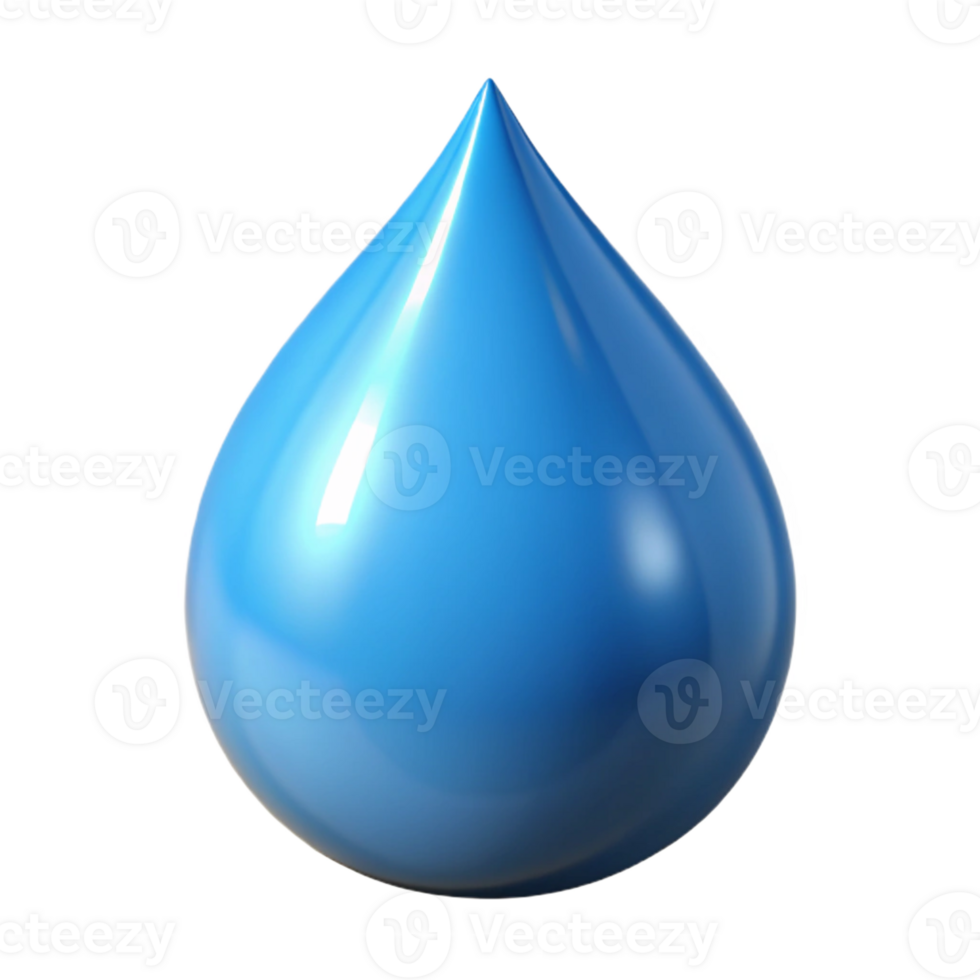 wonderful artistic A single drop of water, perfectly spherical, 4K png