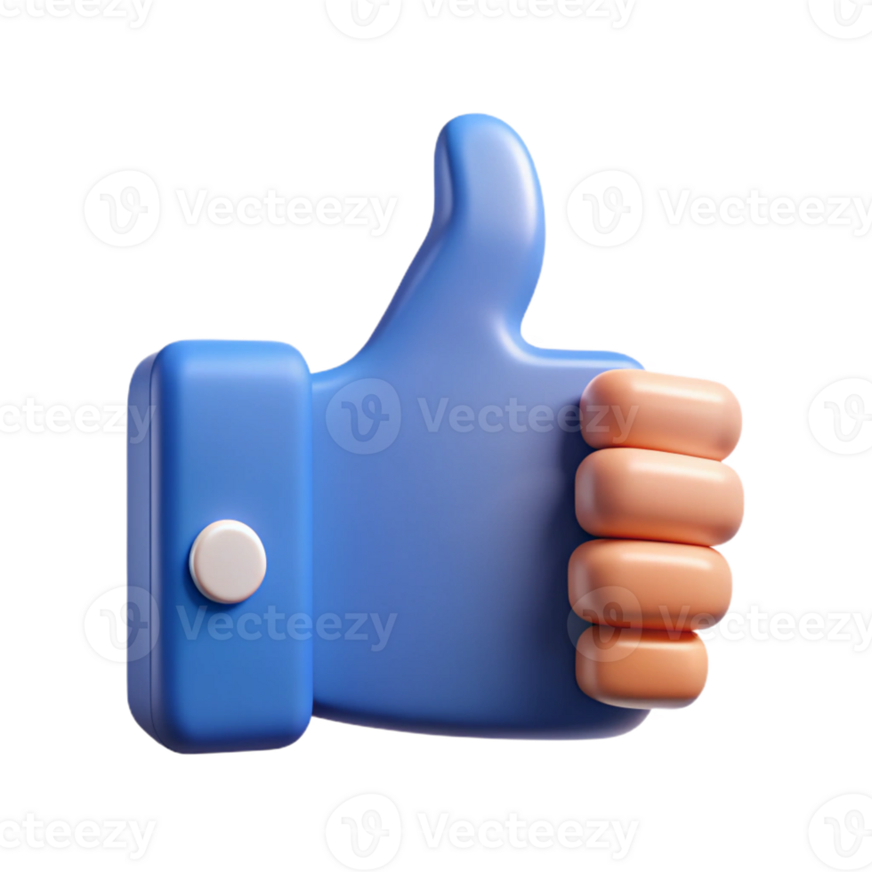 magnificent traditional A thumbs up icon, stylized and modern, high resolution png