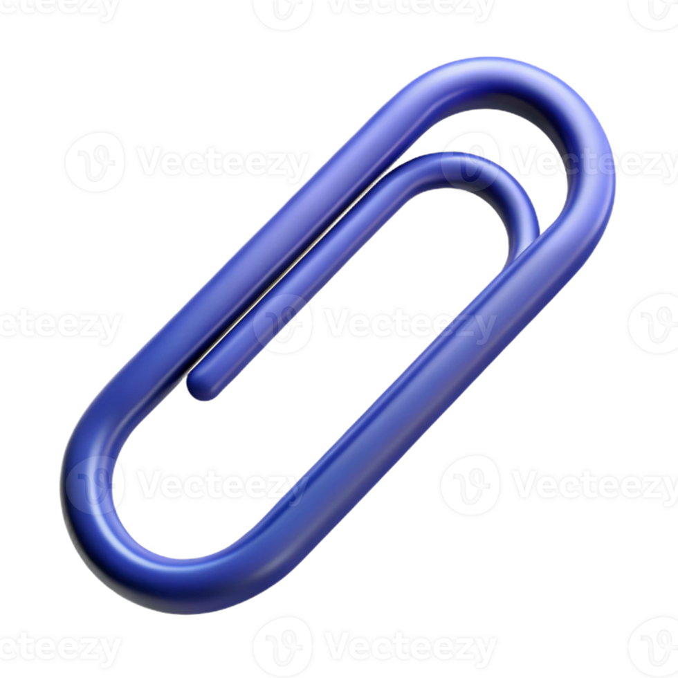 stunning minimalist A paperclip, standard design, premium png