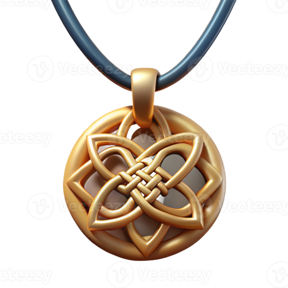 magnificent traditional Freyja's Necklace, Brisingamen, intricate design, high quality png