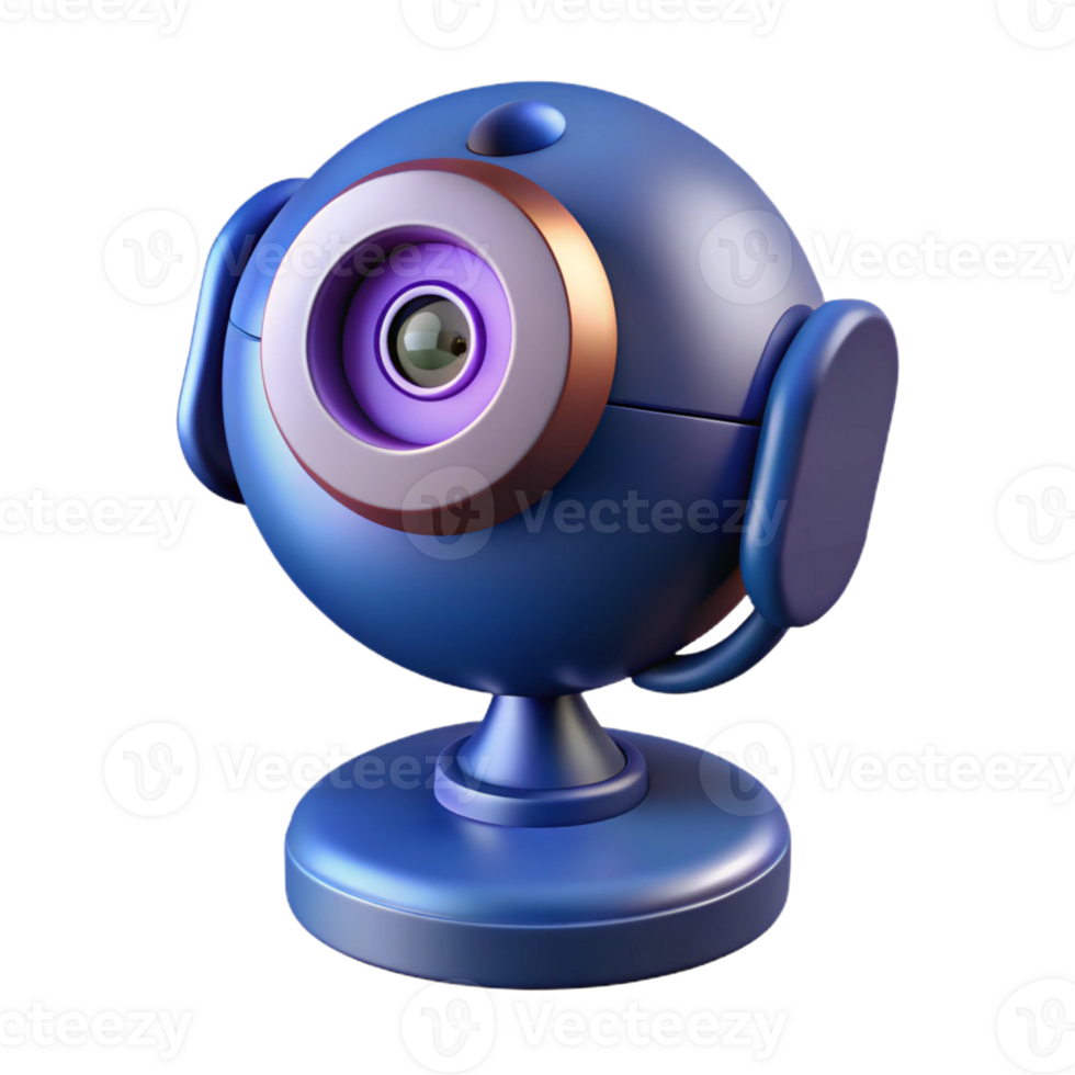 extraordinary modern A high-definition webcam with a built-in microphone high resolution png