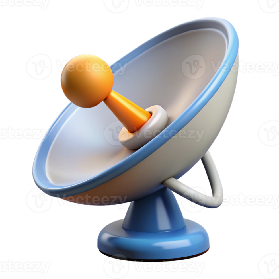 dramatic abstract A satellite dish receiving signals exclusive png