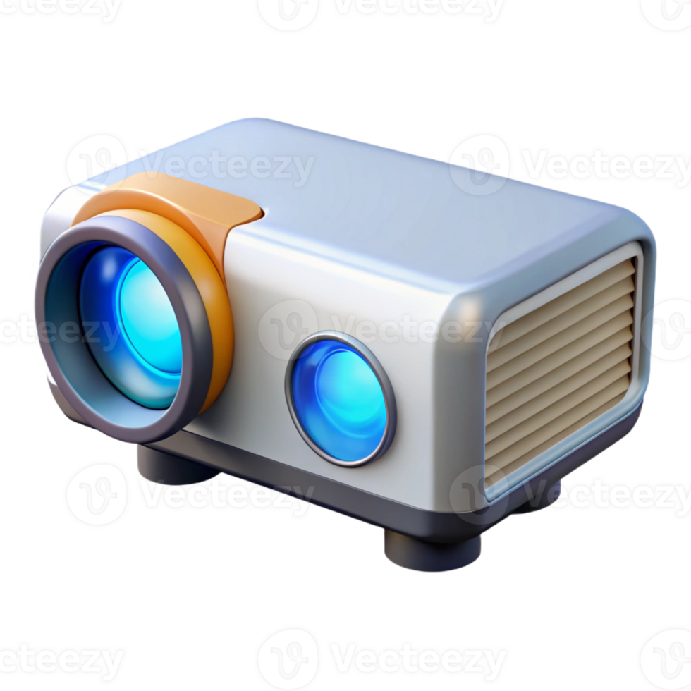 dramatic artistic A projector with high-brightness projection high quality png