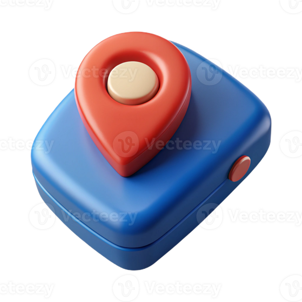 dramatic traditional A GPS tracker with real-time location tracking high quality png