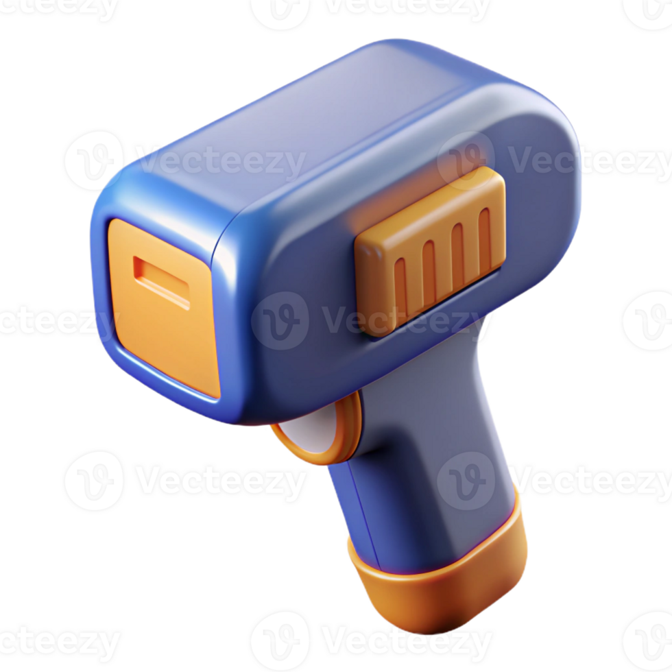 serene modern A barcode scanner for inventory management genuine png