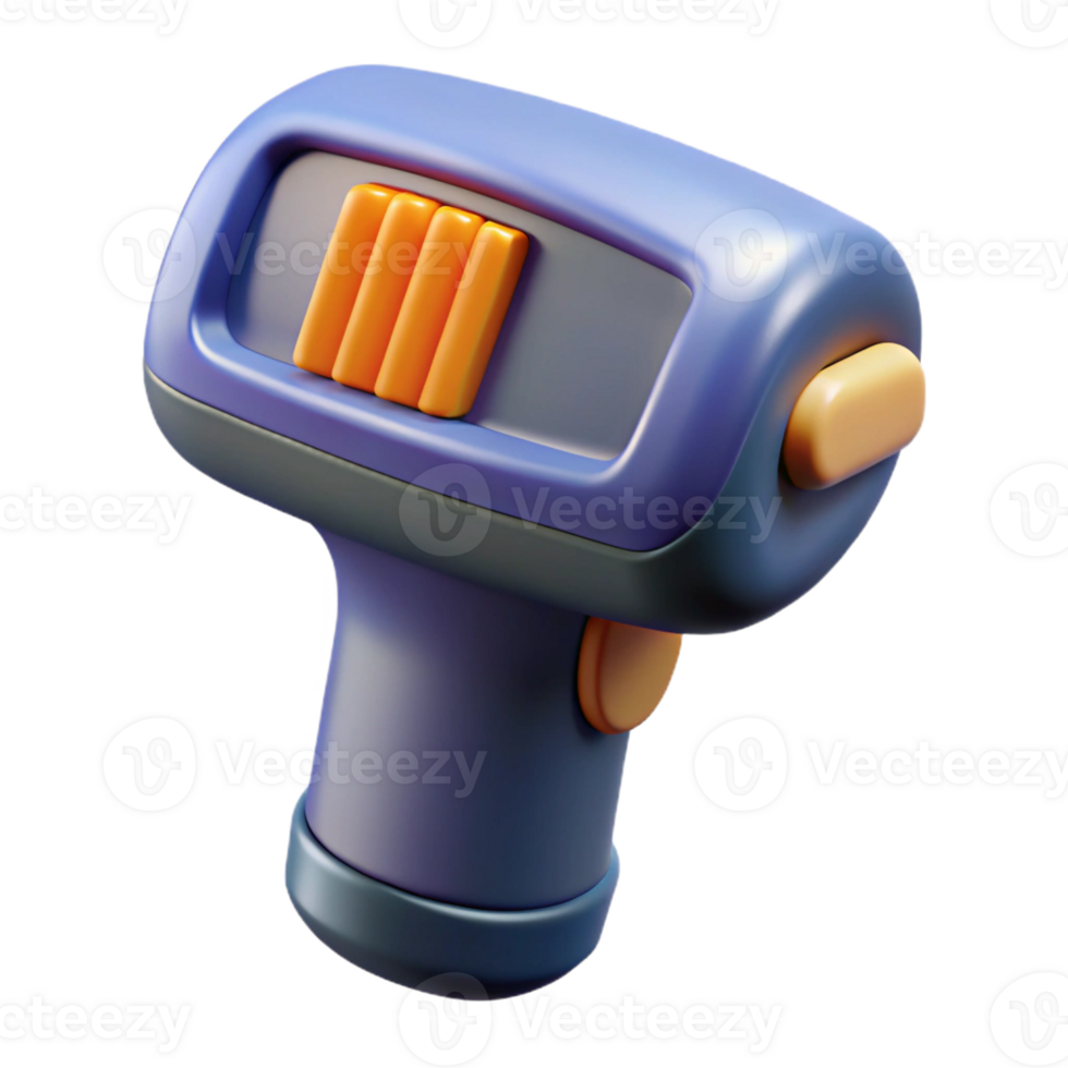 beautiful rustic A barcode scanner for inventory management high resolution png