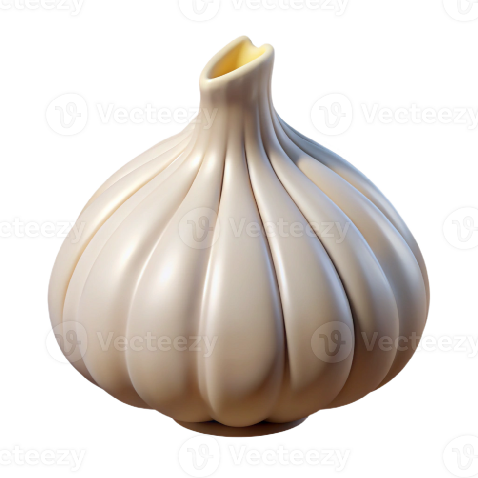 magnificent rustic Head of garlic authentic png