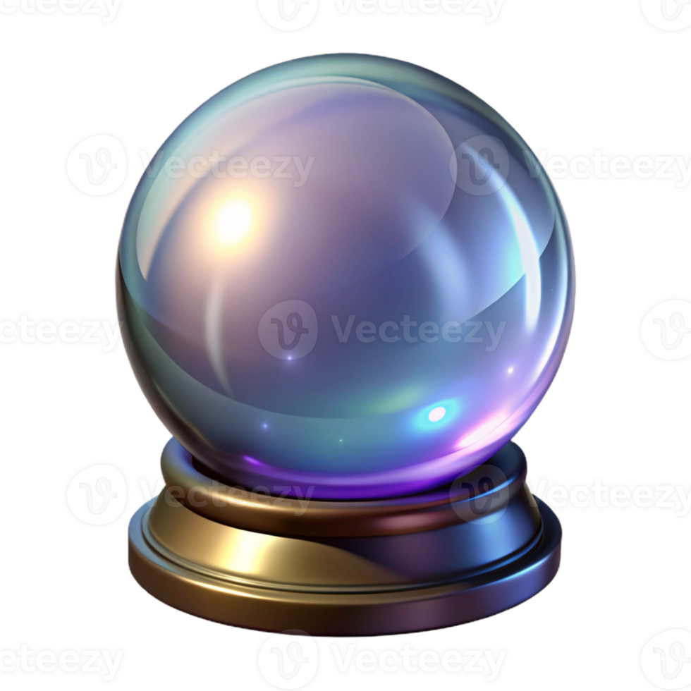 wonderful traditional Crystal ball, mystical orb, original png