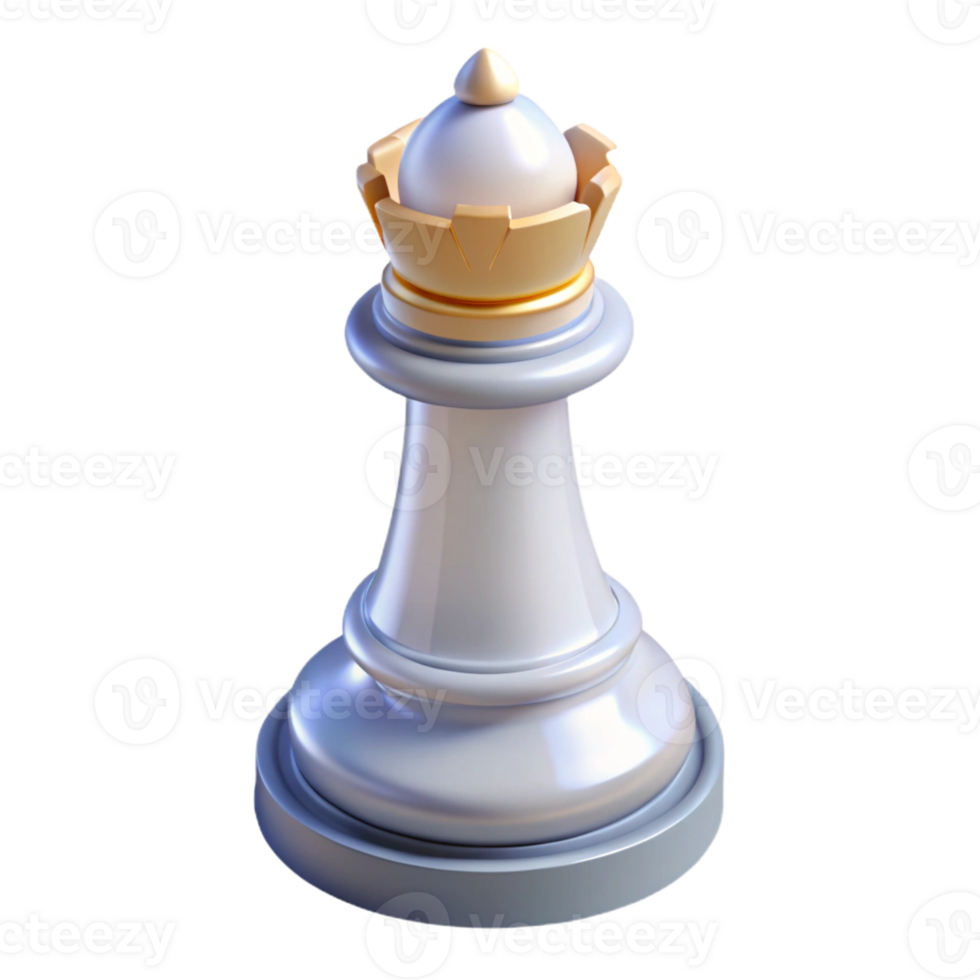 beautiful rustic A chess piece, the white king, authentic png