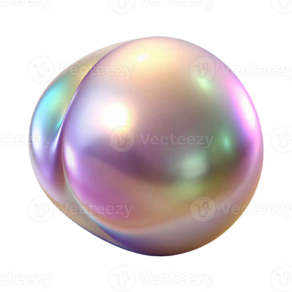 stunning vintage A pearl, smooth and iridescent, high quality png