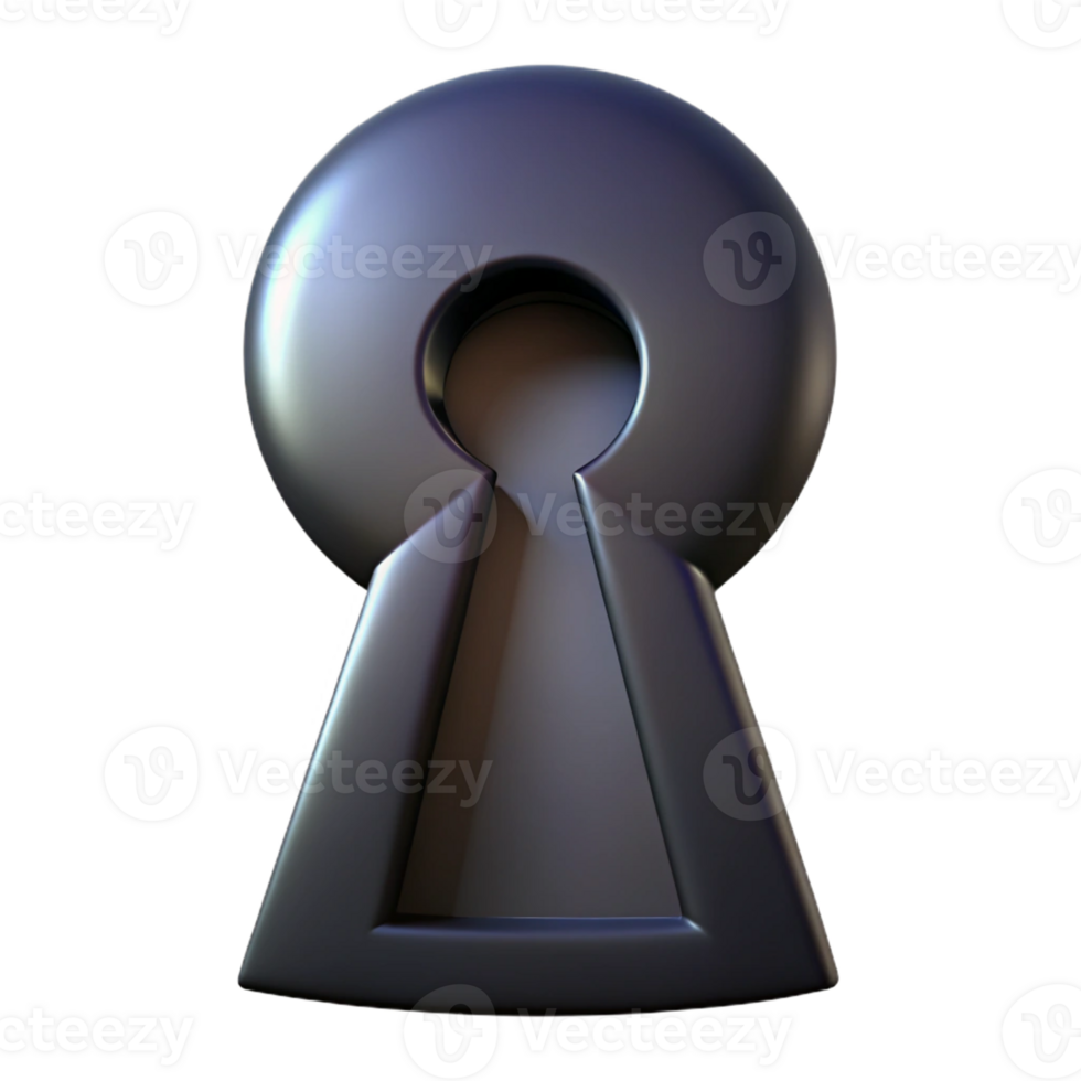 beautiful artistic A keyhole, dark and mysterious, exclusive png