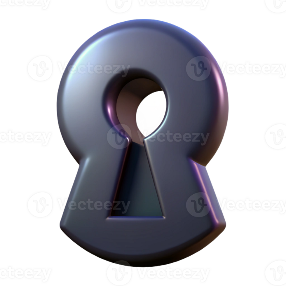 impressive artistic A keyhole, dark and mysterious, detailed png