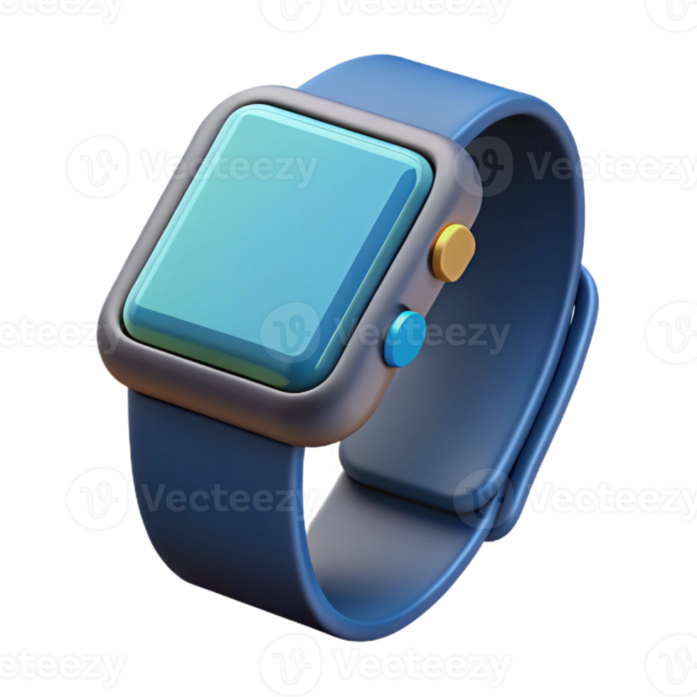 stunning creative A smartwatch with a fitness tracker display, high resolution png
