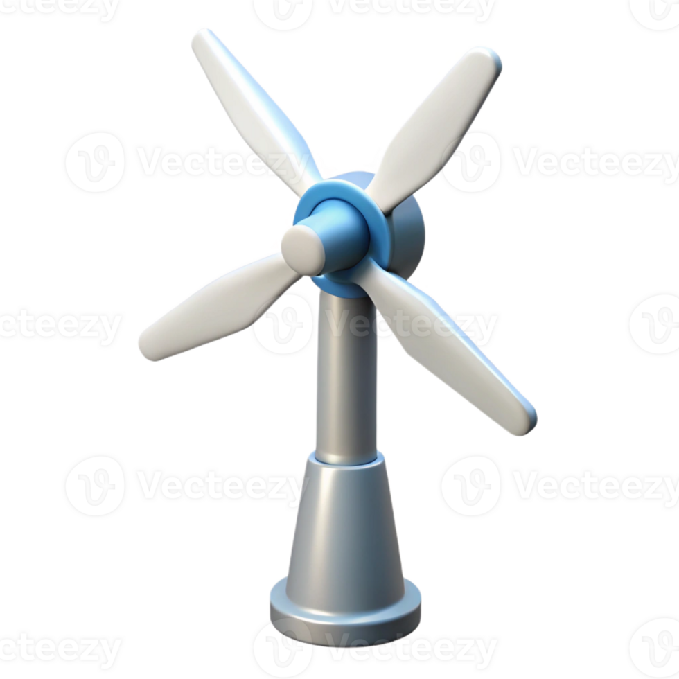 stunning minimalist Wind turbine blade rotating professional png