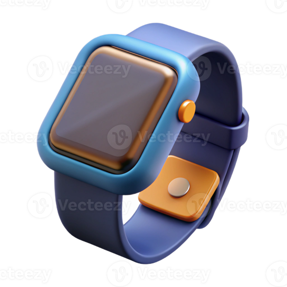 dramatic traditional Smartwatch with fitness tracker display premium png