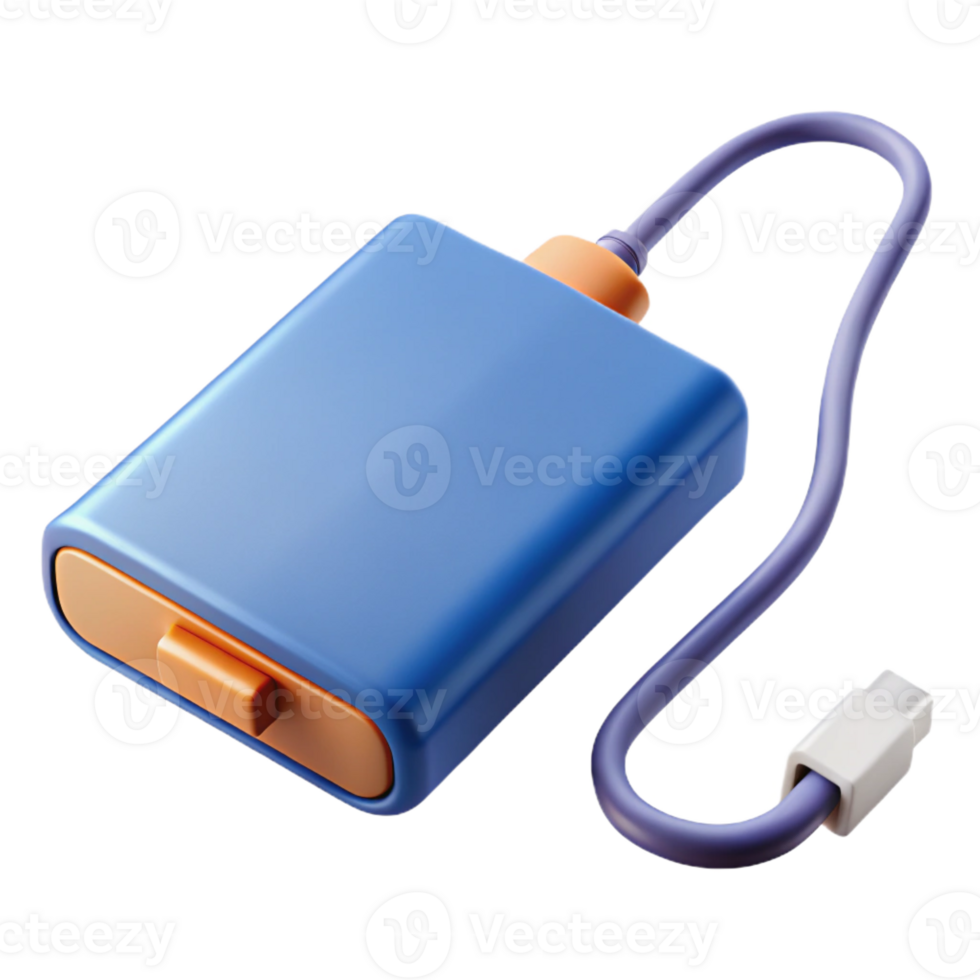 wonderful traditional External hard drive with USB cable original png