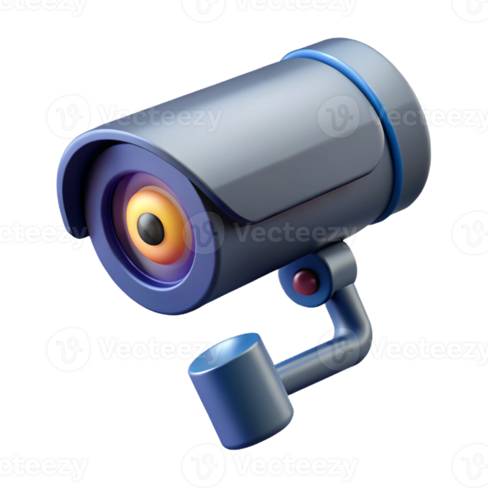 impressive modern Security camera with night vision capabilities authentic png