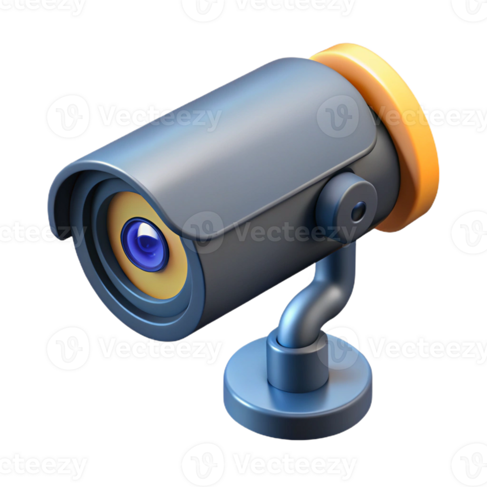 elegant classic Security camera with night vision capabilities 4K png