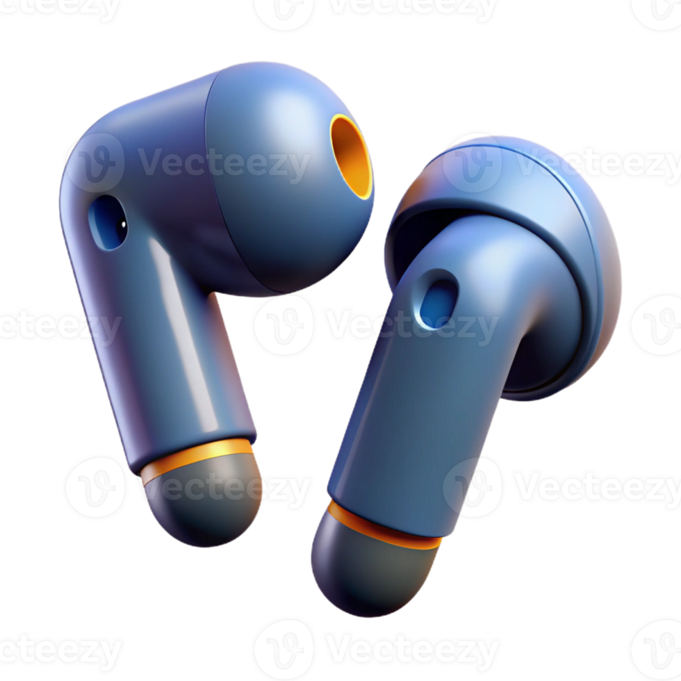 magnificent vintage Wireless earbuds with long battery life professional png