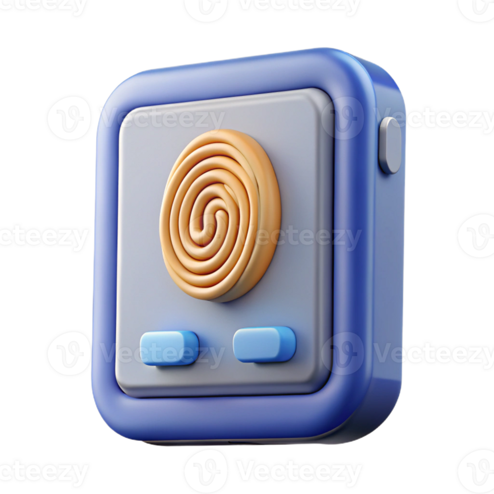 stunning artistic Biometric Scanner high quality png