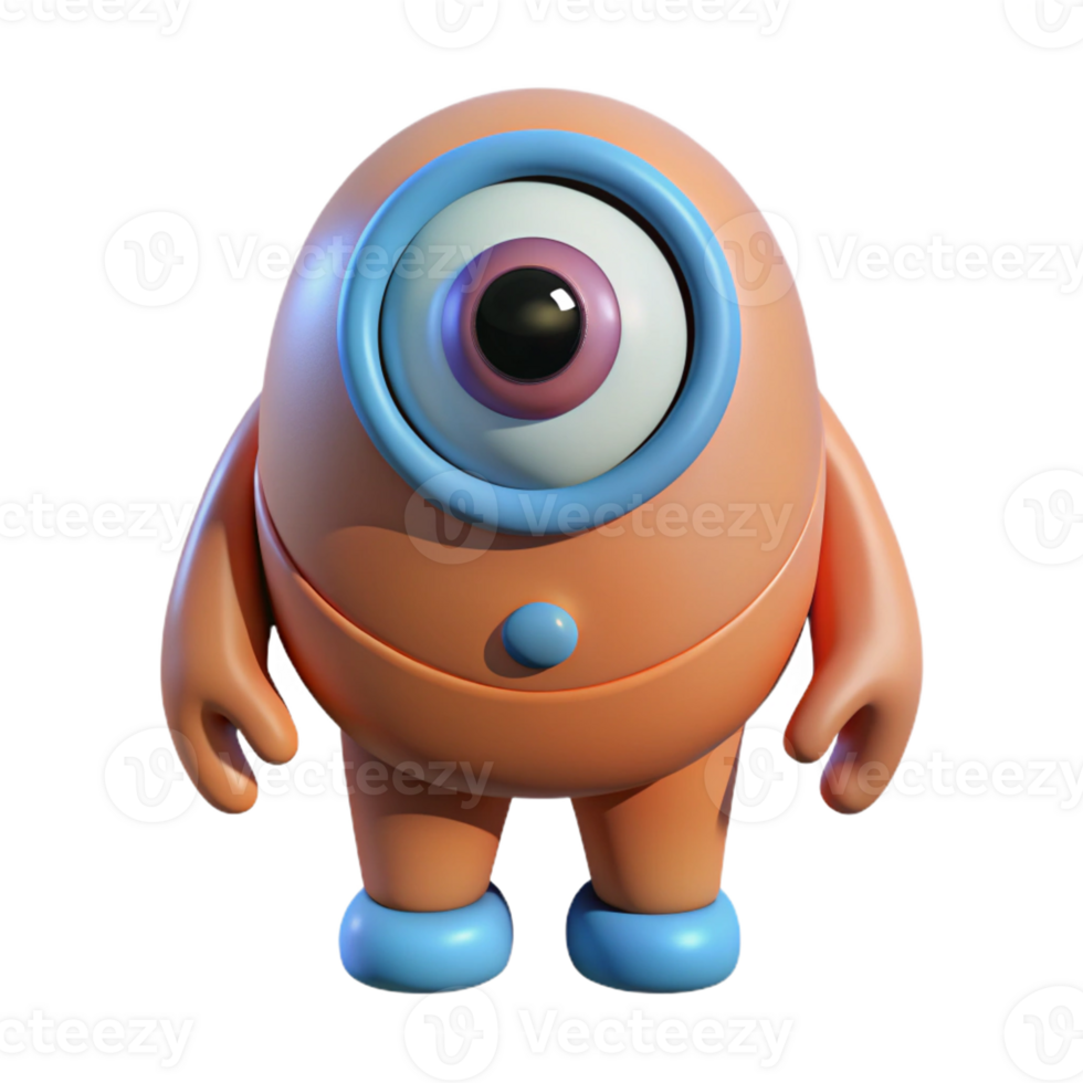 beautiful traditional Cyclops, one-eyed giant, detailed png