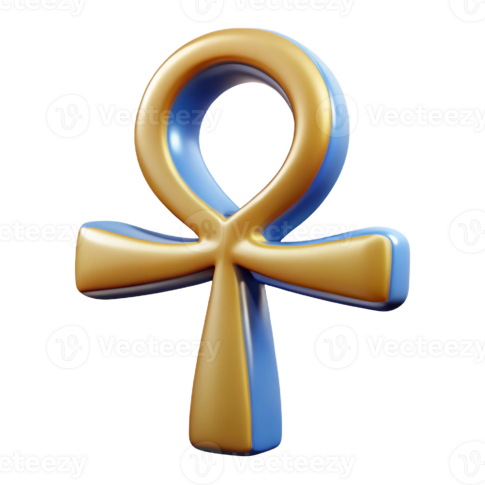 extraordinary artistic Ankh, Egyptian symbol of life, exclusive png