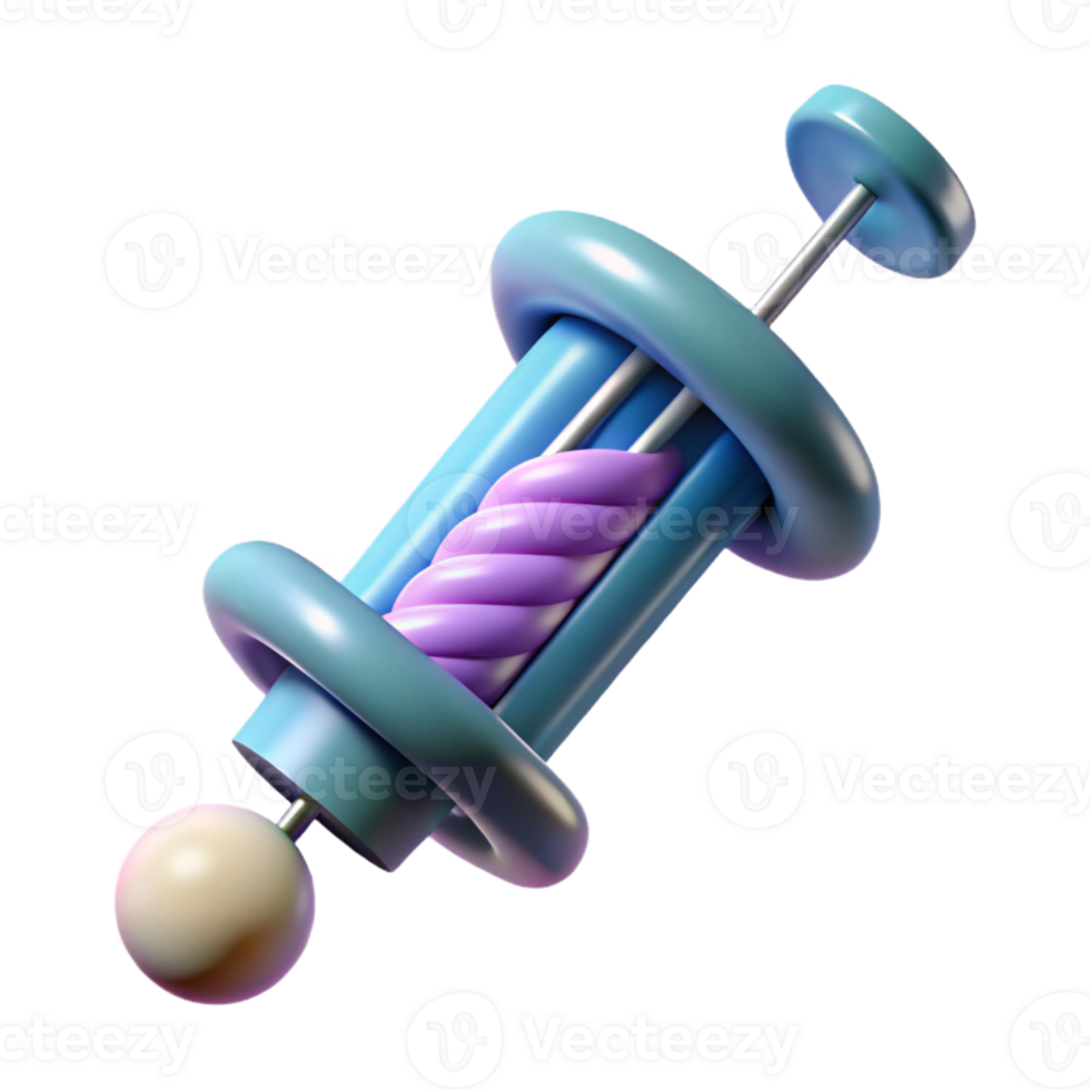 dramatic minimalist Genetic engineering tool, futuristic design, precise needle 4K png