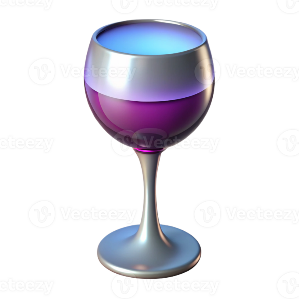 elegant contemporary A wine glass, elegant and abstract exclusive png