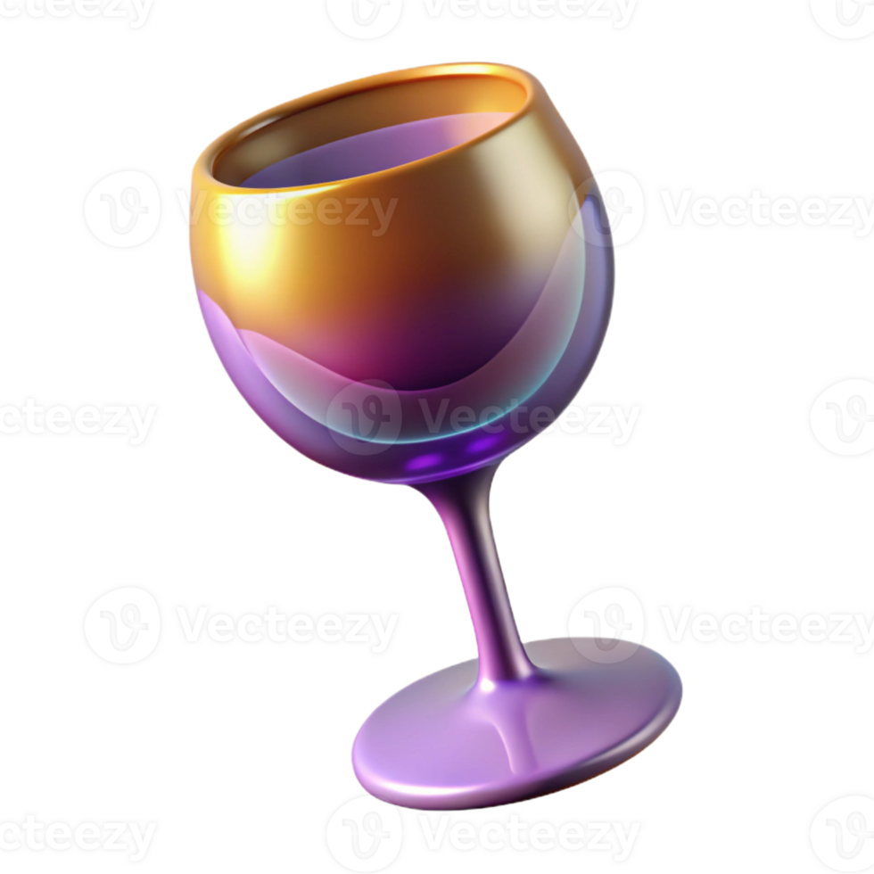 serene minimalist A wine glass, elegant and abstract original png