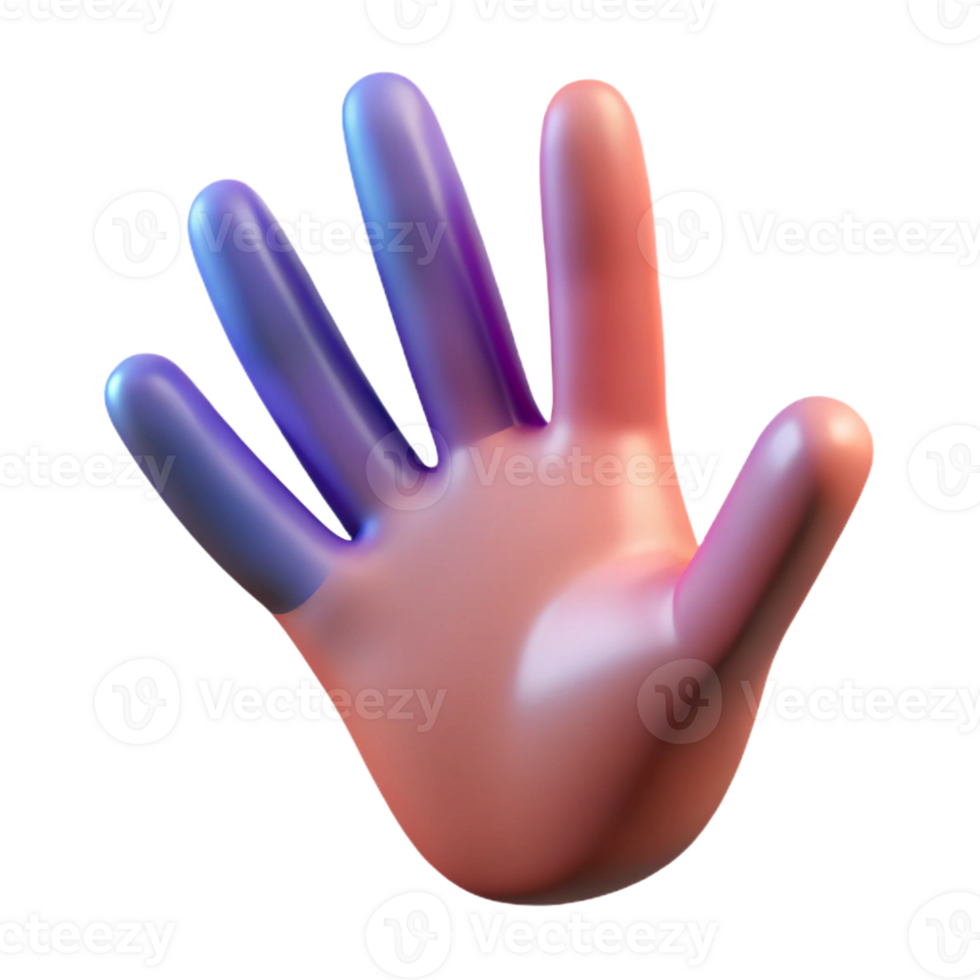 elegant creative A hand, reaching out, abstract and stylized professional png