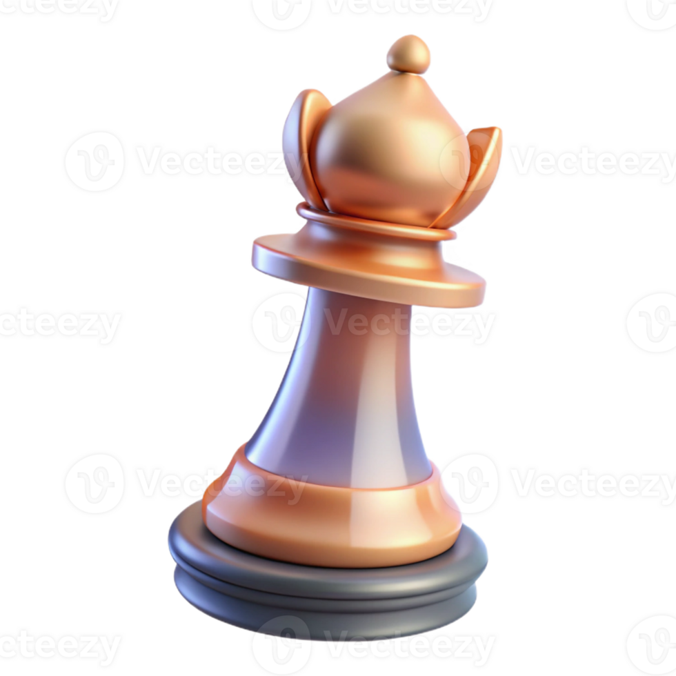 elegant minimalist A chess piece, the king, abstract and powerful genuine png