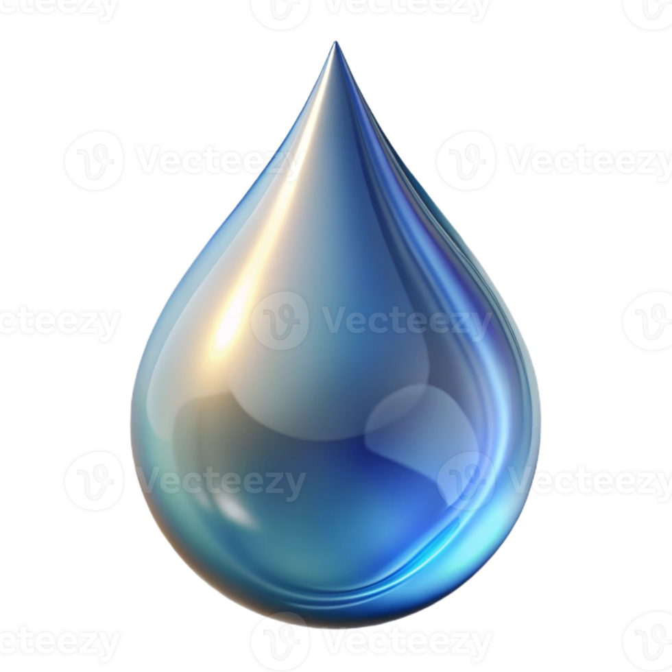 elegant artistic A raindrop, abstract and transparent detailed png