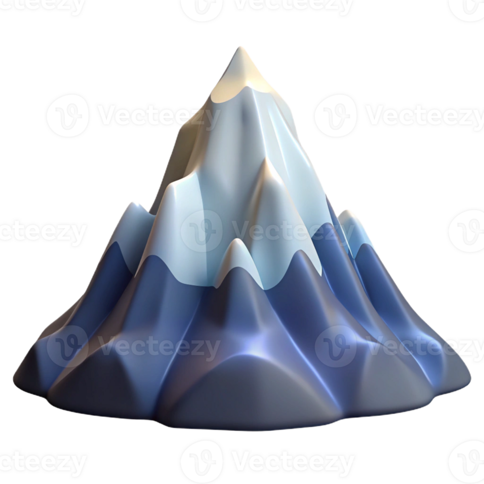 impressive contemporary A mountain, abstract and majestic exclusive png