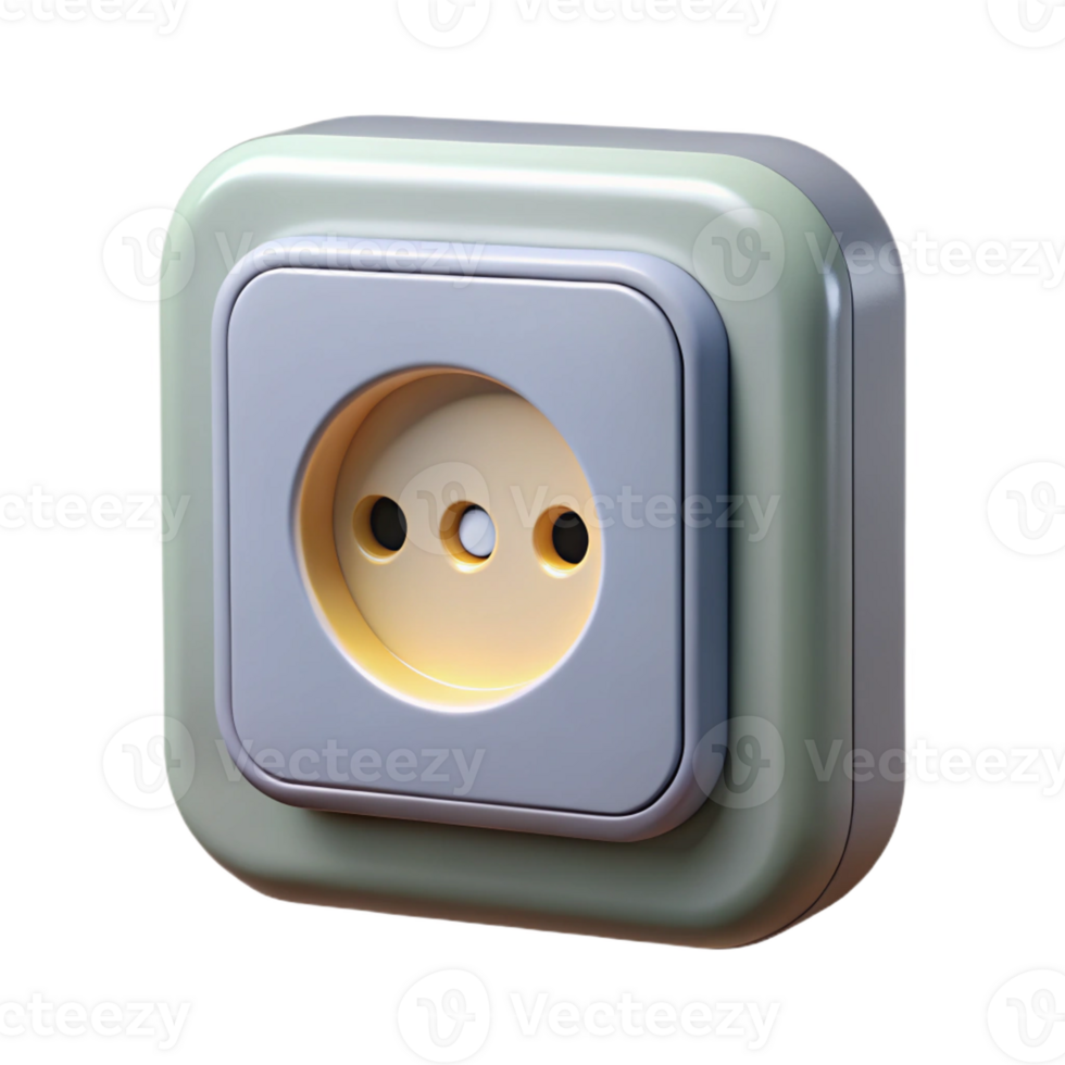 dramatic artistic Electrical outlet, power socket, wall mounted high quality png