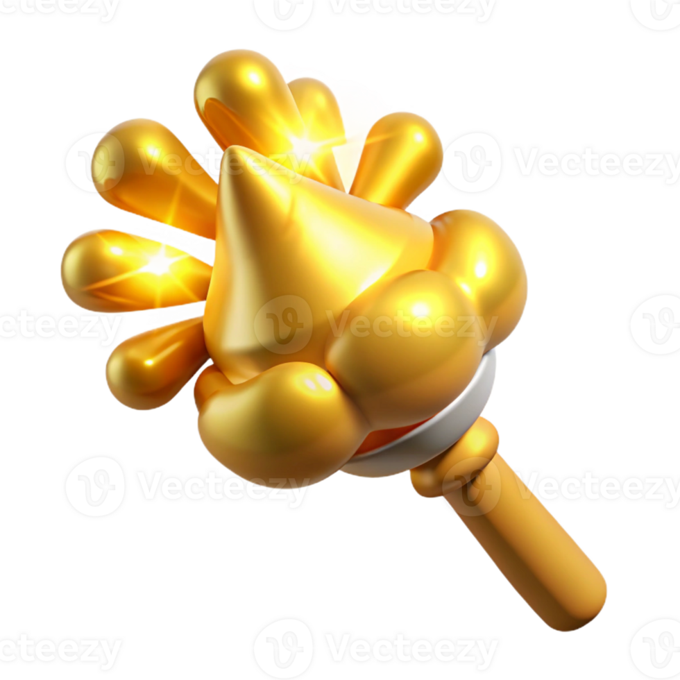 extraordinary abstract A golden fleece, radiating magical light premium png