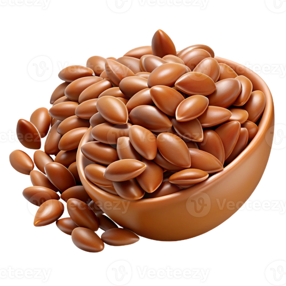 wonderful creative Flax seed 4K png