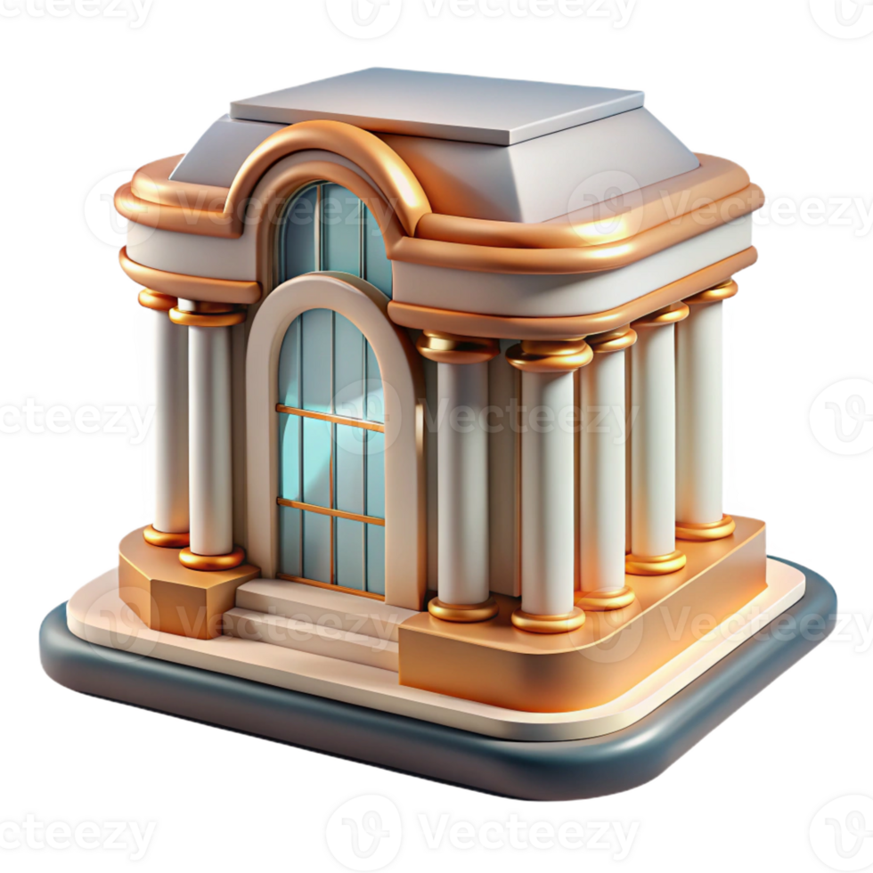vibrant rustic Art Deco building ornament detailed png